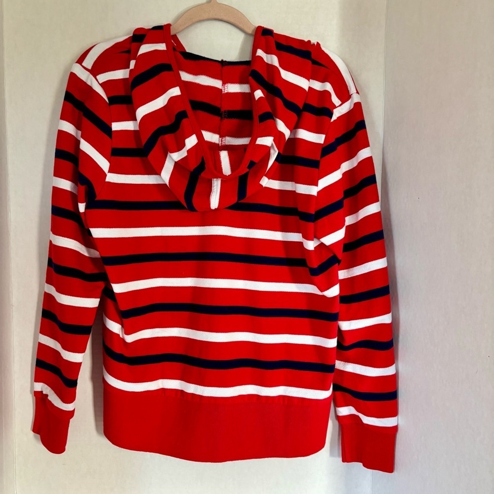 US Polo Association Red White & Blue Lightweight Hoodie Size L - Picture 2 of 5